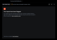 Woman in broken mirror example 3