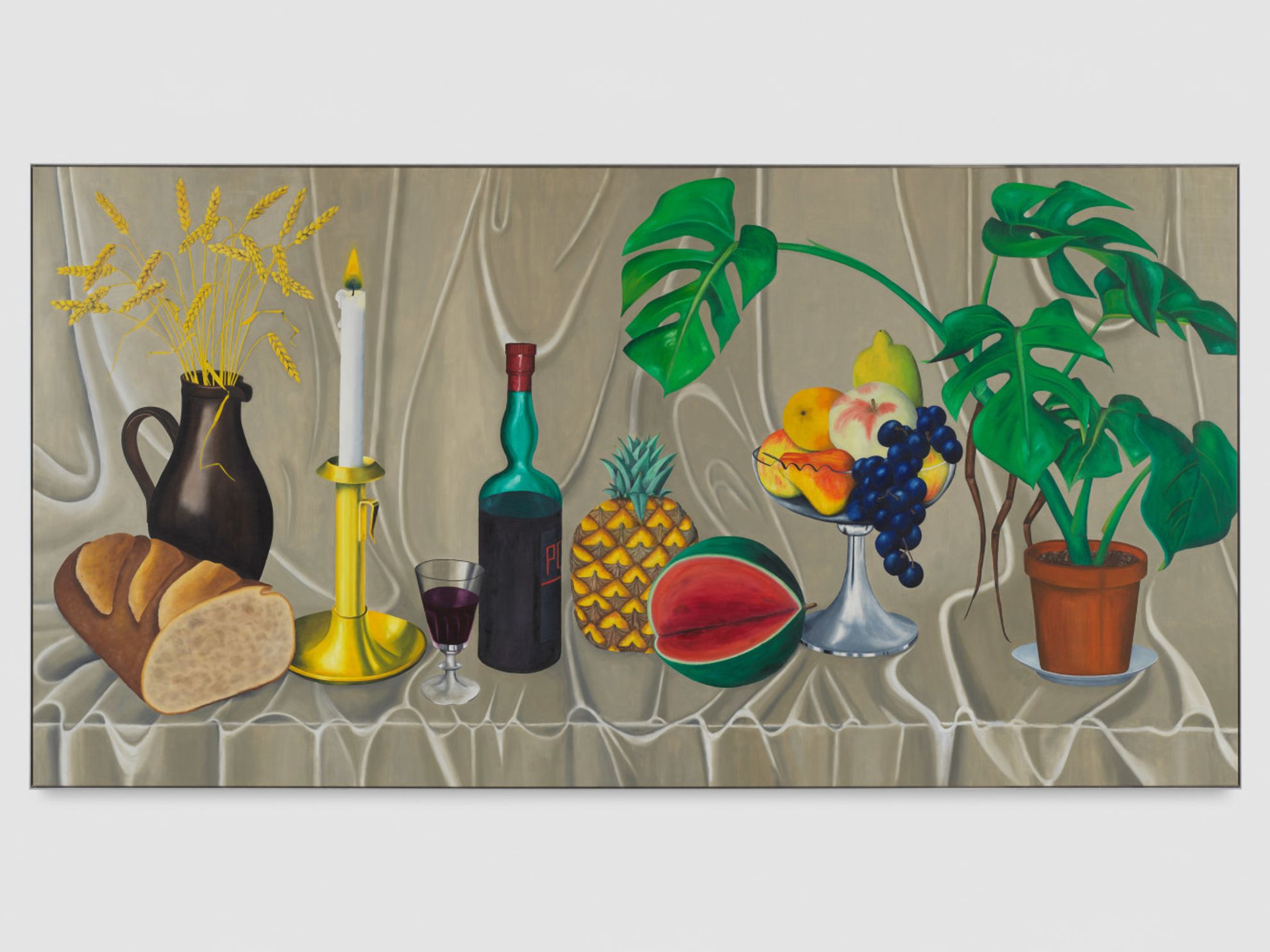 Werk von Jean-Frédéric Schnyder, ausgestellt im MASI Lugano in der Ausstellung Jean-Frédéric Schnyder. Die Malerei 2024/25