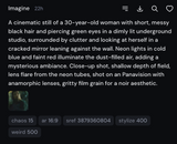 Woman in broken mirror example 1